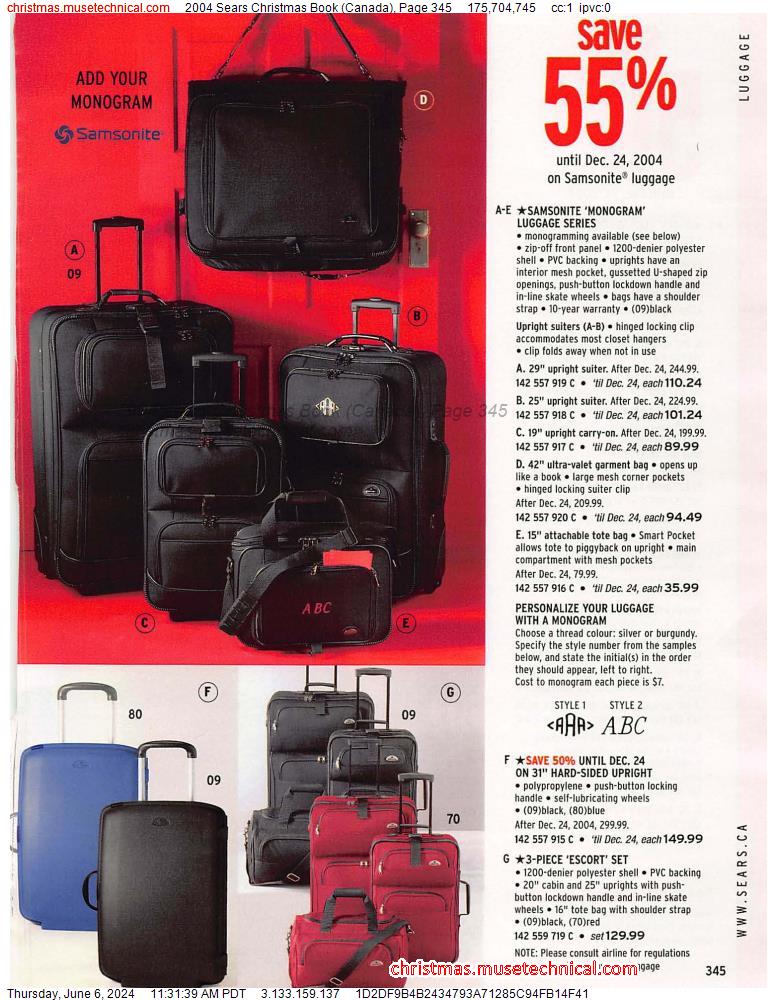 2004 Sears Christmas Book (Canada), Page 345