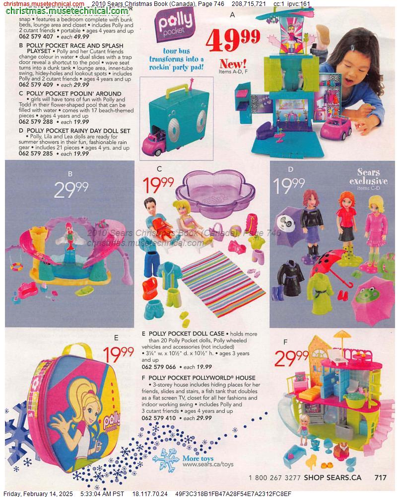 2010 Sears Christmas Book (Canada), Page 746