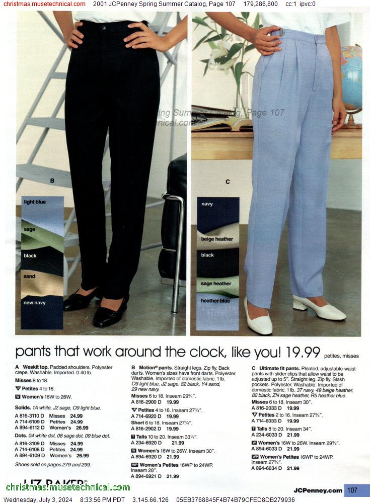 2001 JCPenney Spring Summer Catalog, Page 107
