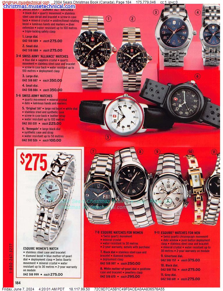 2004 Sears Christmas Book (Canada), Page 184