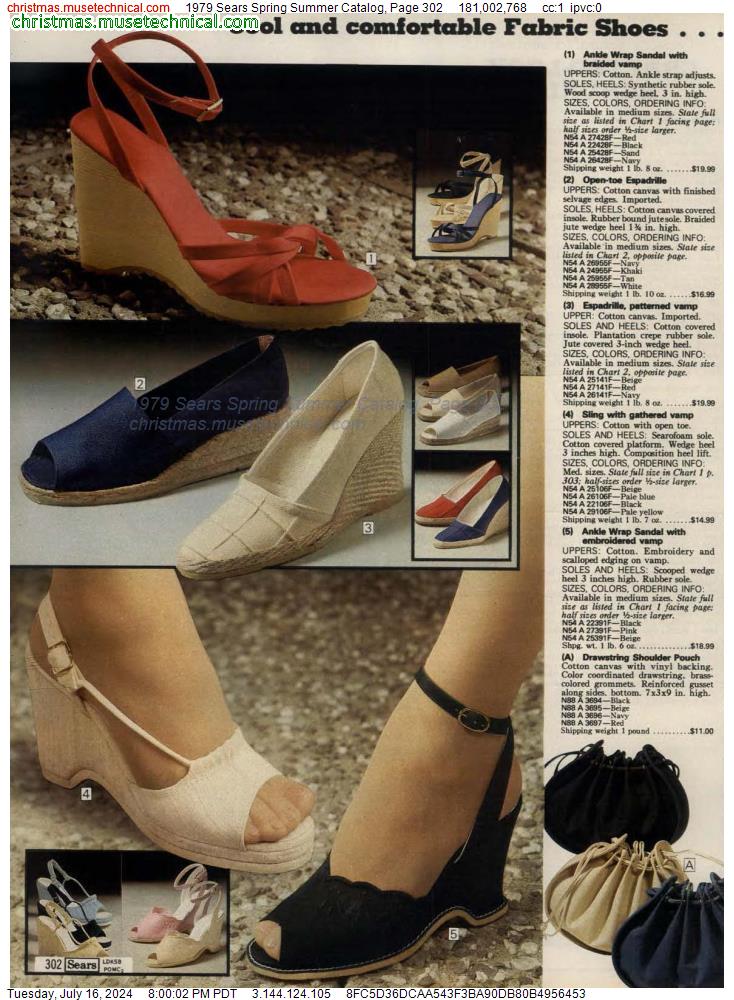 1979 Sears Spring Summer Catalog, Page 302