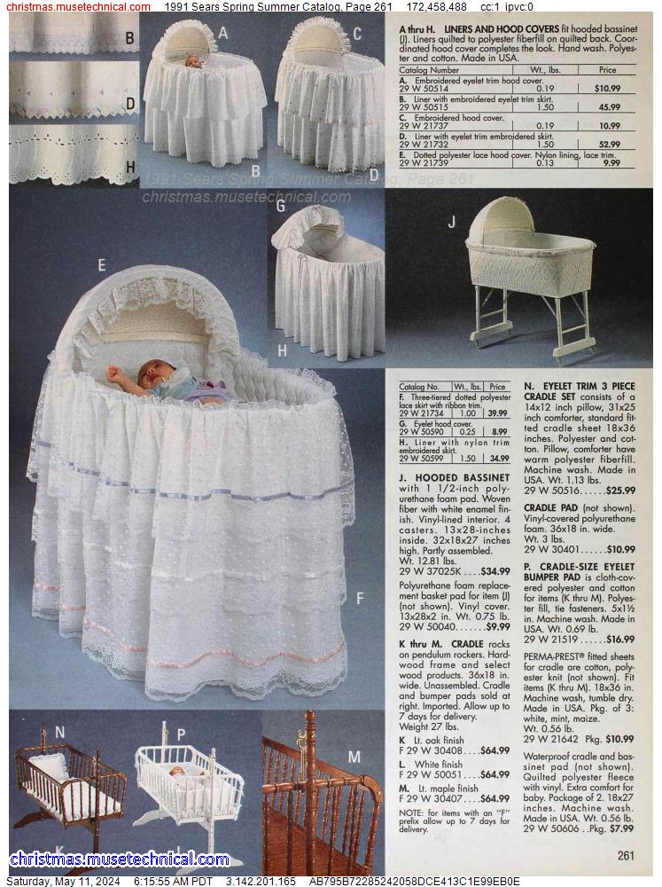 1991 Sears Spring Summer Catalog, Page 261