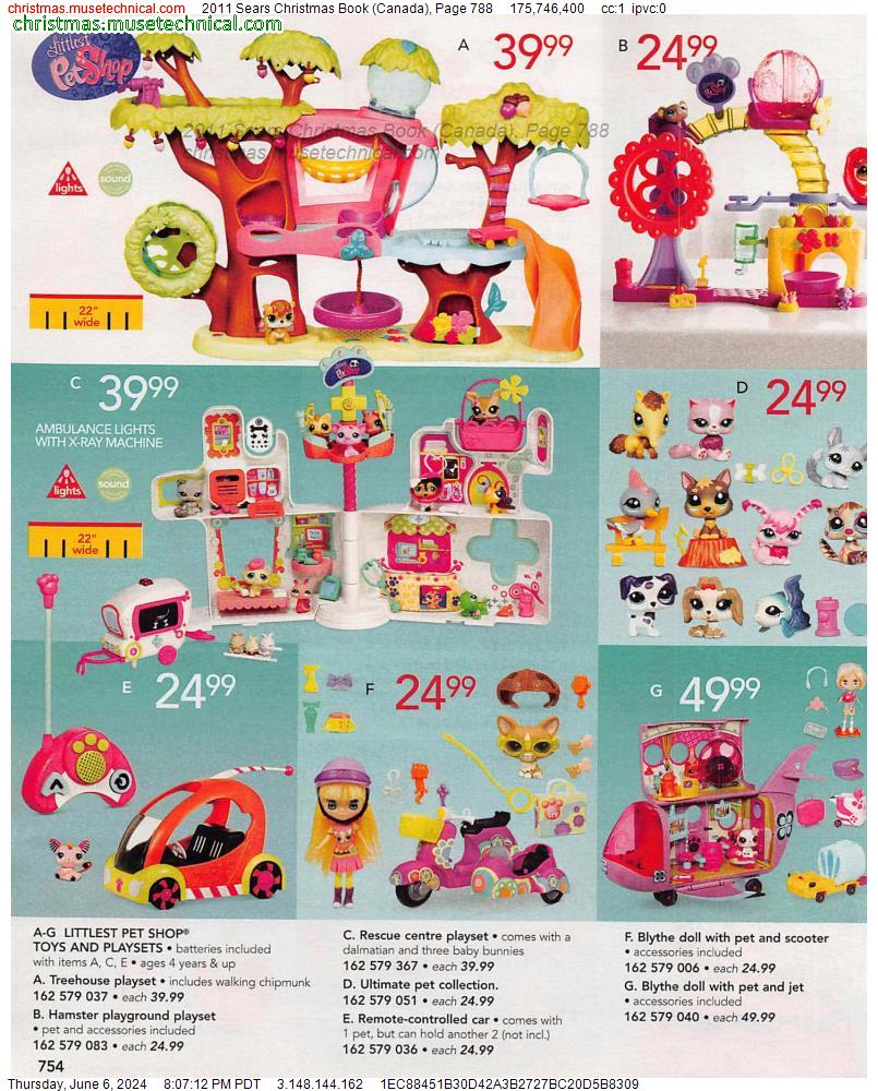 2011 Sears Christmas Book (Canada), Page 788