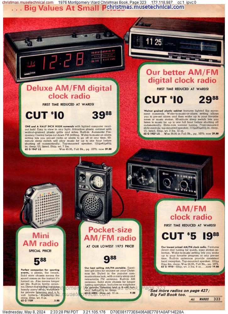 1976 Montgomery Ward Christmas Book, Page 323