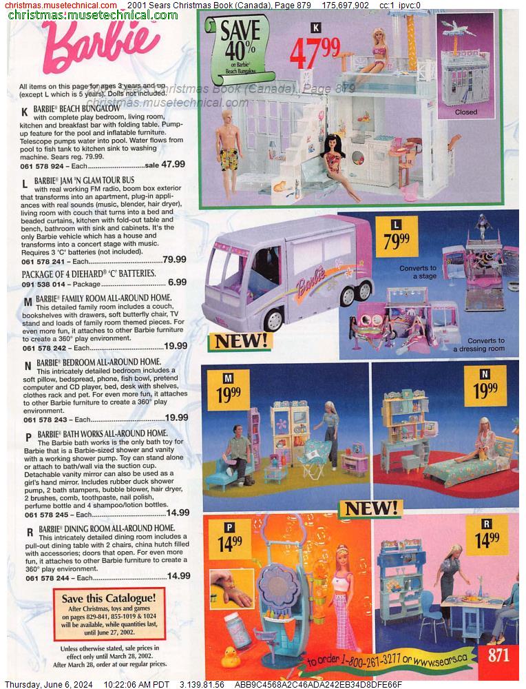 2001 Sears Christmas Book (Canada), Page 879