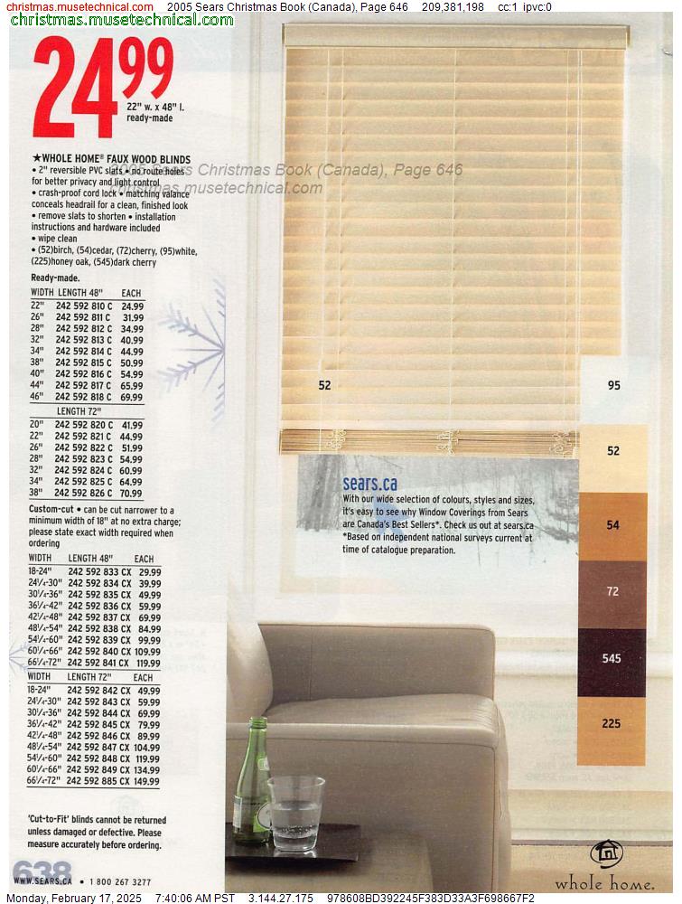 2005 Sears Christmas Book (Canada), Page 646