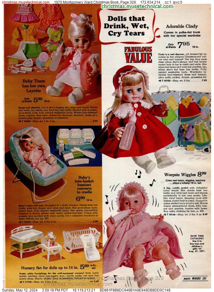 1970 Montgomery Ward Christmas Book, Page 329