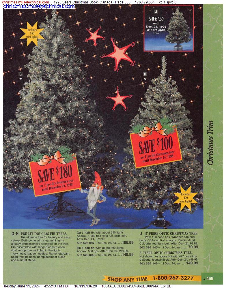 1998 Sears Christmas Book (Canada), Page 505