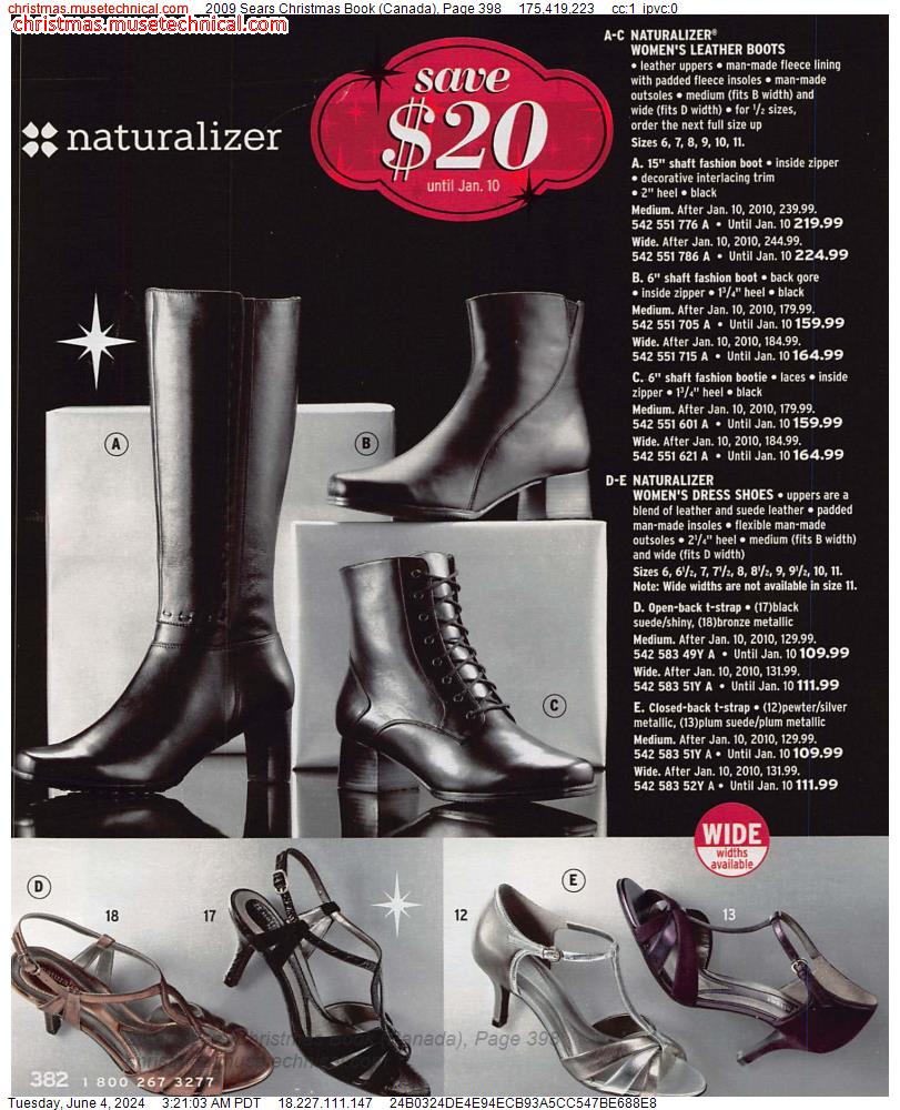 2009 Sears Christmas Book (Canada), Page 398