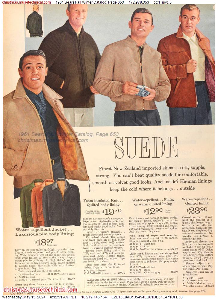 1961 Sears Fall Winter Catalog, Page 653
