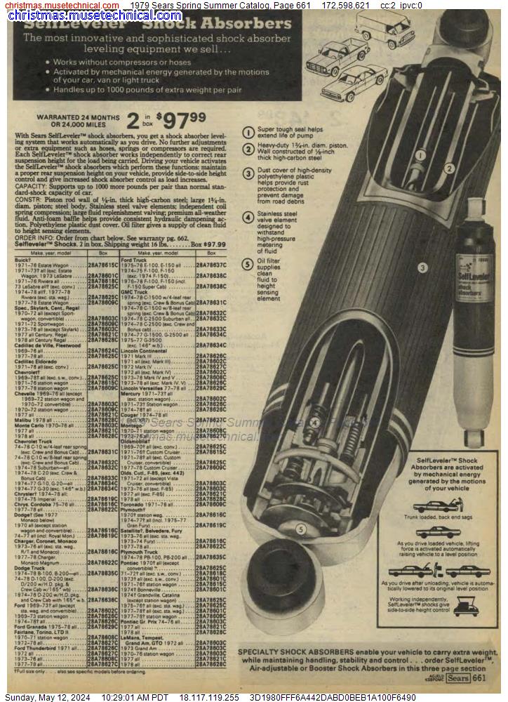 1979 Sears Spring Summer Catalog, Page 661