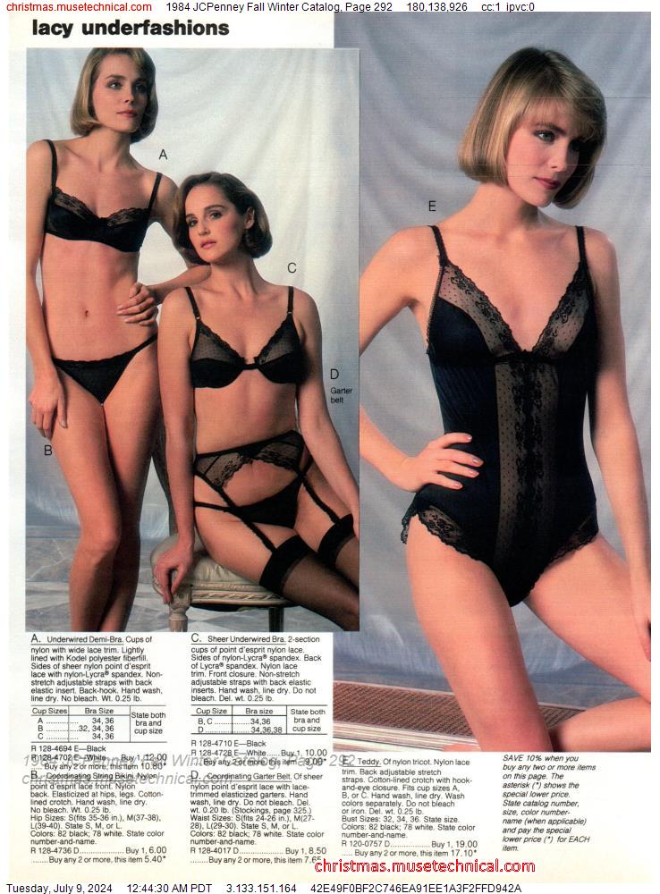 1984 JCPenney Fall Winter Catalog, Page 292