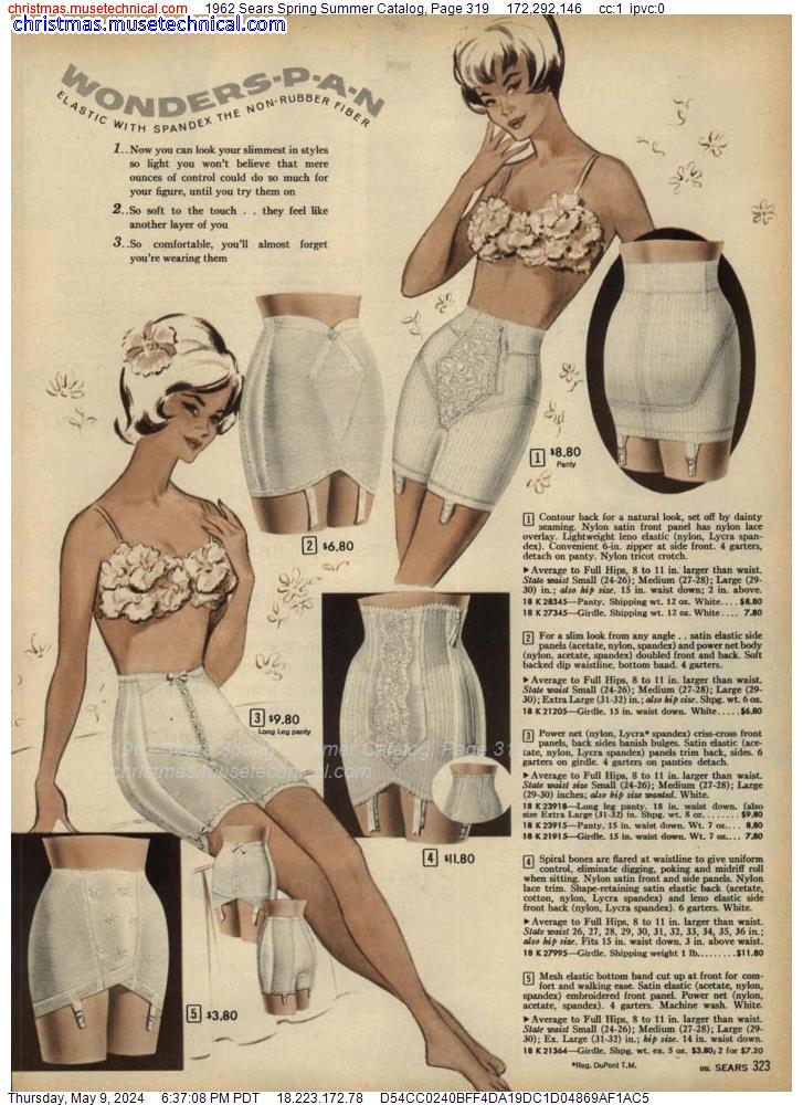 1962 Sears Spring Summer Catalog, Page 319