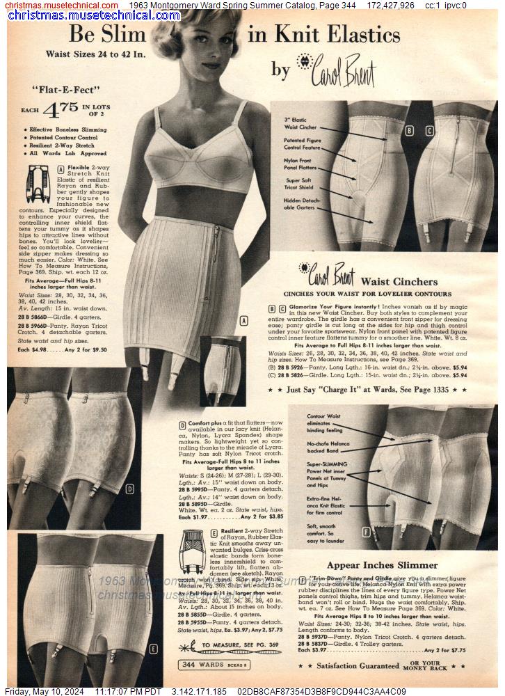 1963 Montgomery Ward Spring Summer Catalog, Page 344