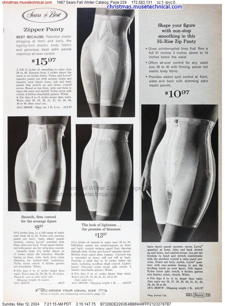 1967 Sears Fall Winter Catalog, Page 229