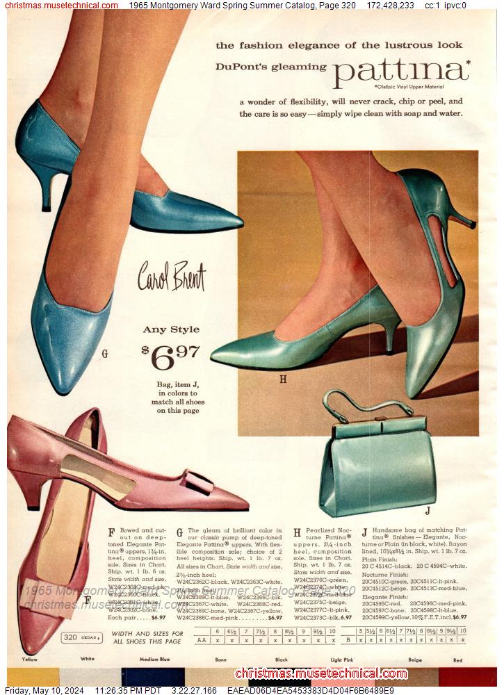 1965 Montgomery Ward Spring Summer Catalog, Page 320