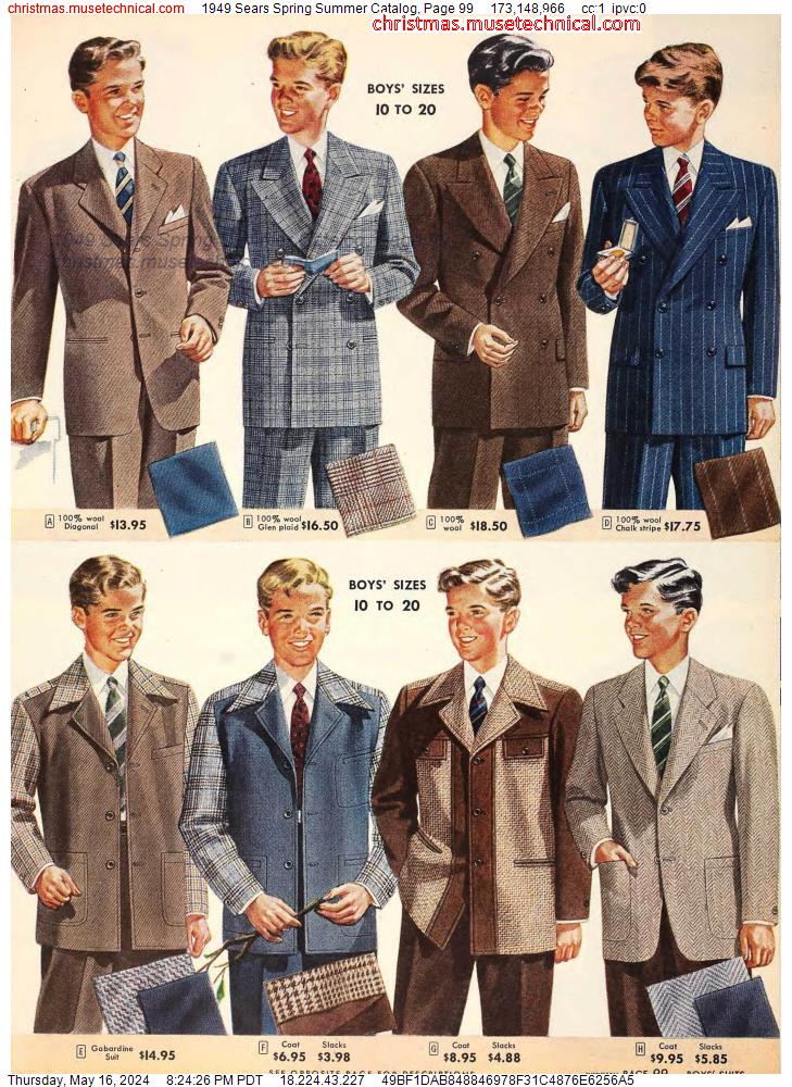 1949 Sears Spring Summer Catalog, Page 99