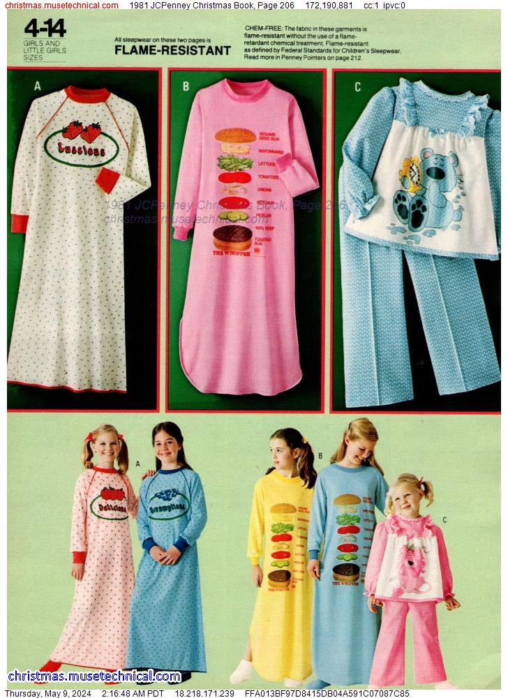 1981 JCPenney Christmas Book, Page 206