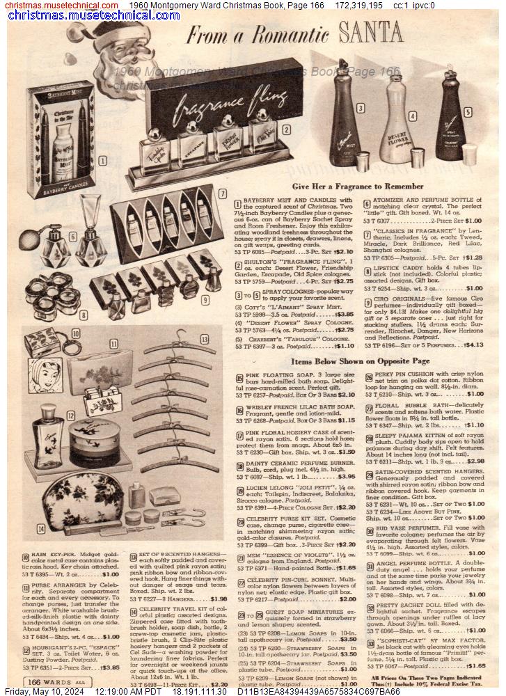 1960 Montgomery Ward Christmas Book, Page 166