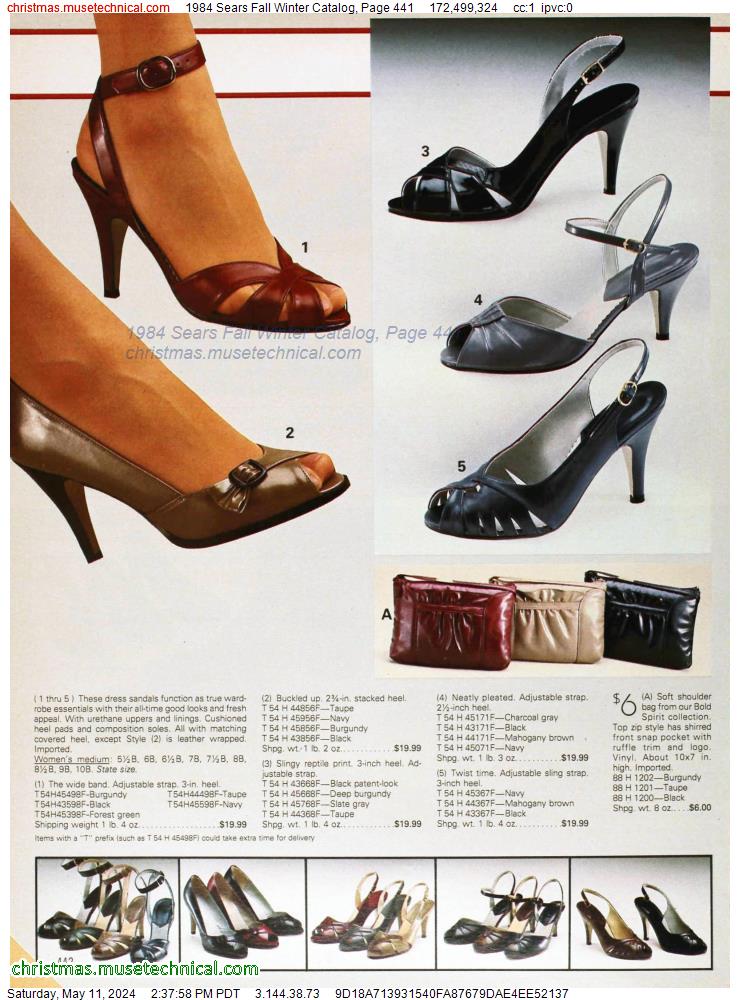1984 Sears Fall Winter Catalog, Page 441