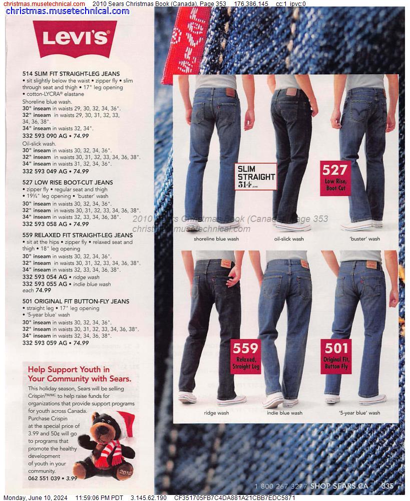2010 Sears Christmas Book (Canada), Page 353