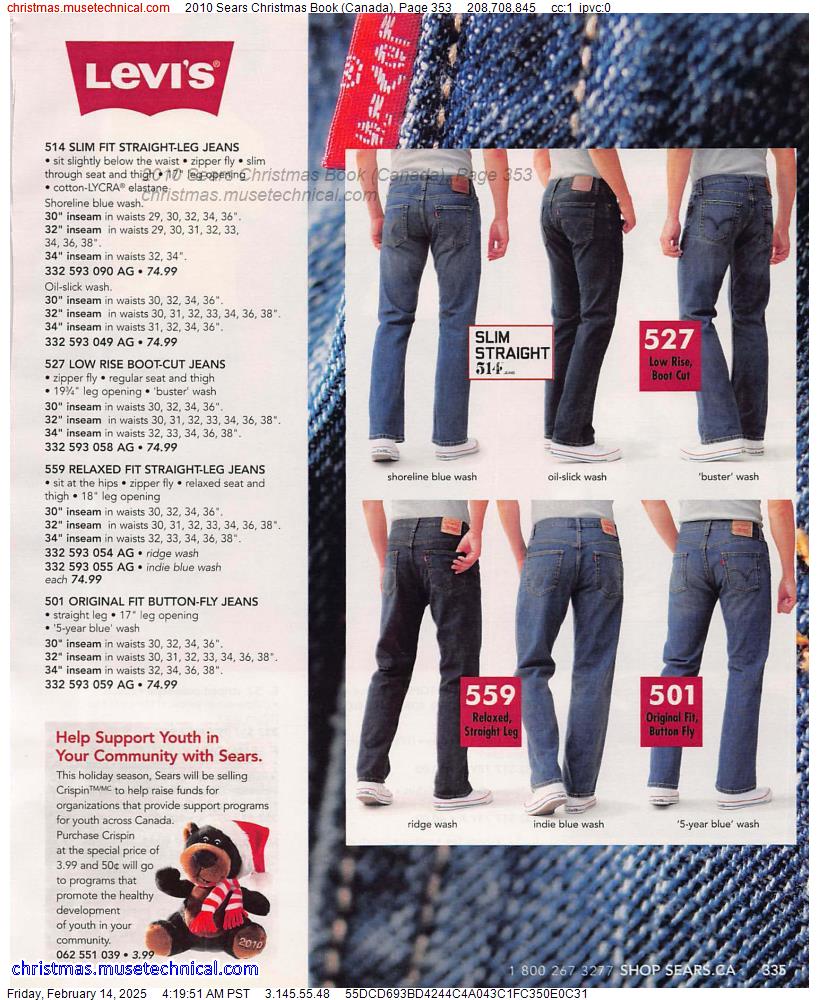 2010 Sears Christmas Book (Canada), Page 353