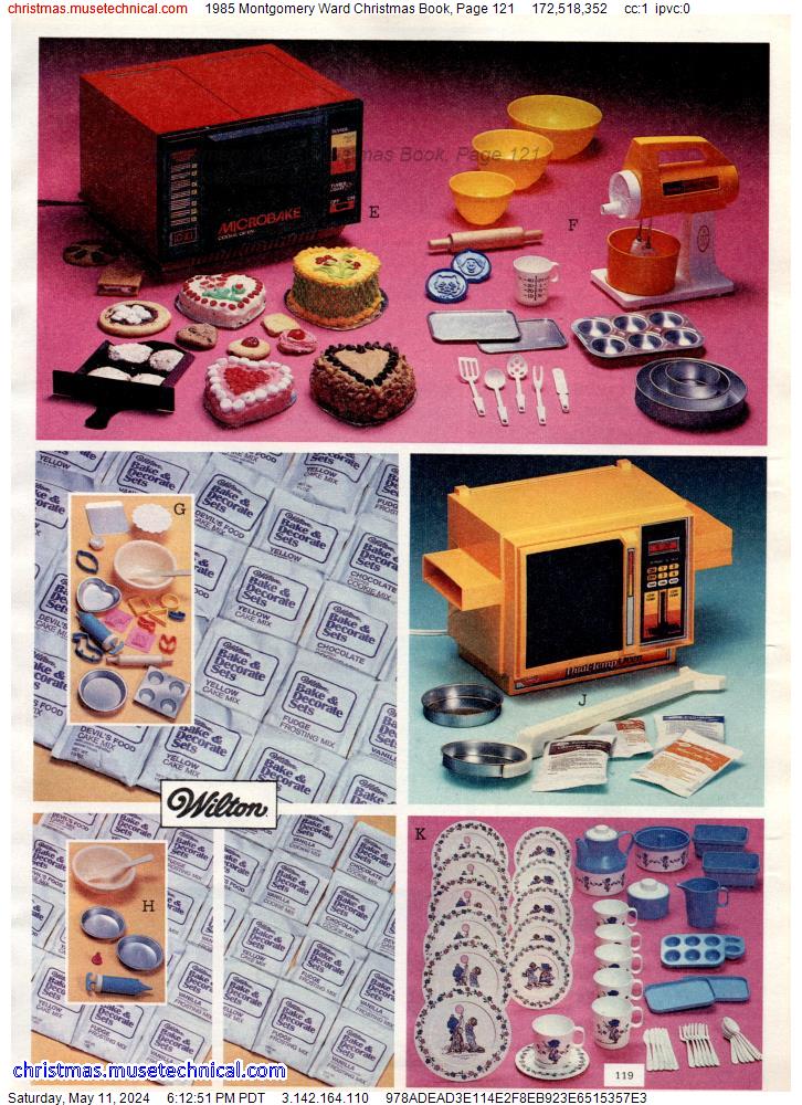 1985 Montgomery Ward Christmas Book, Page 121