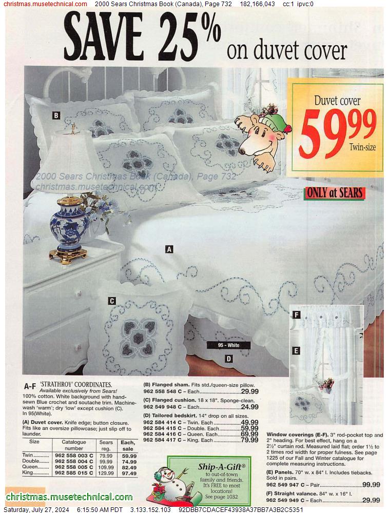 2000 Sears Christmas Book (Canada), Page 732