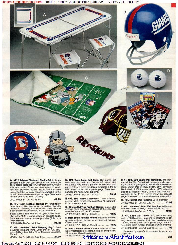 1988 JCPenney Christmas Book, Page 235