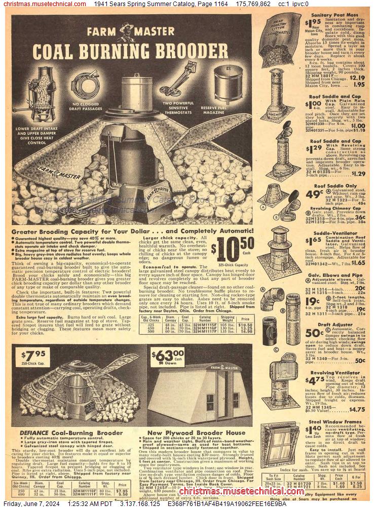 1941 Sears Spring Summer Catalog, Page 1164