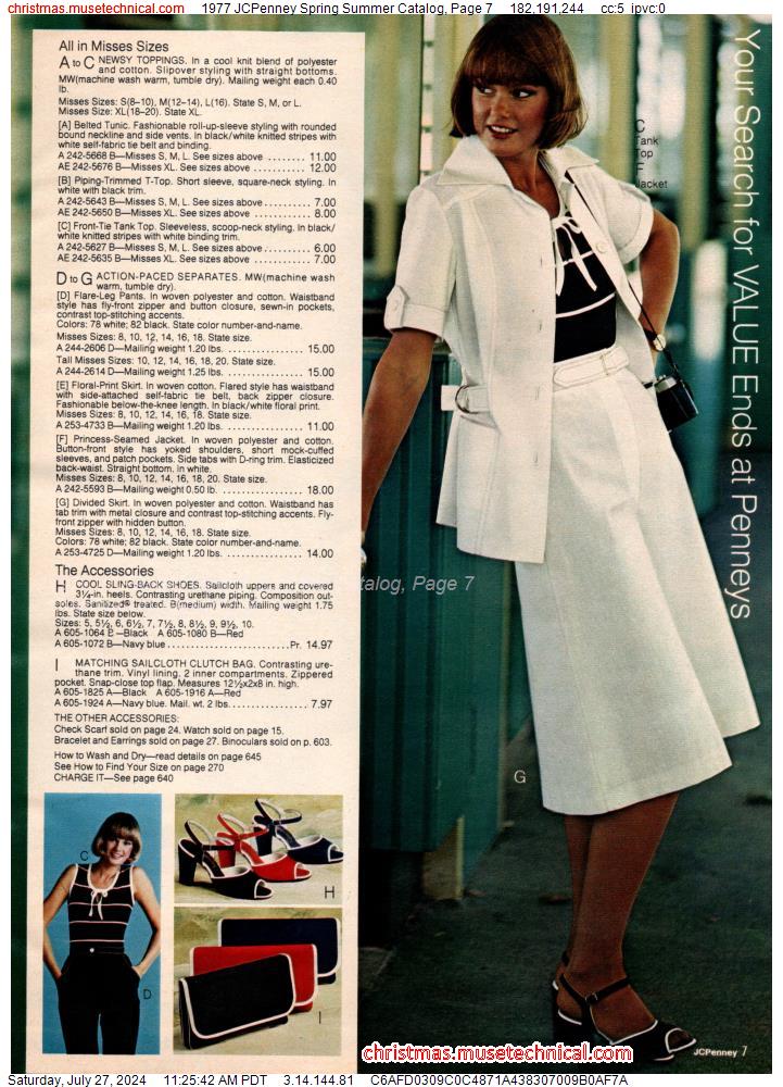 1977 JCPenney Spring Summer Catalog, Page 7