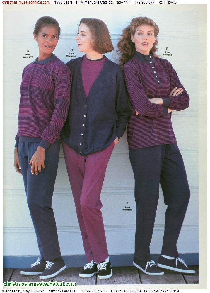 1990 Sears Fall Winter Style Catalog, Page 117