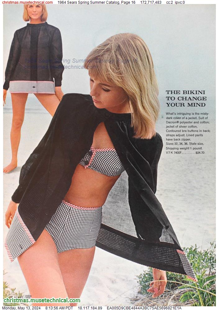 1964 Sears Spring Summer Catalog, Page 16