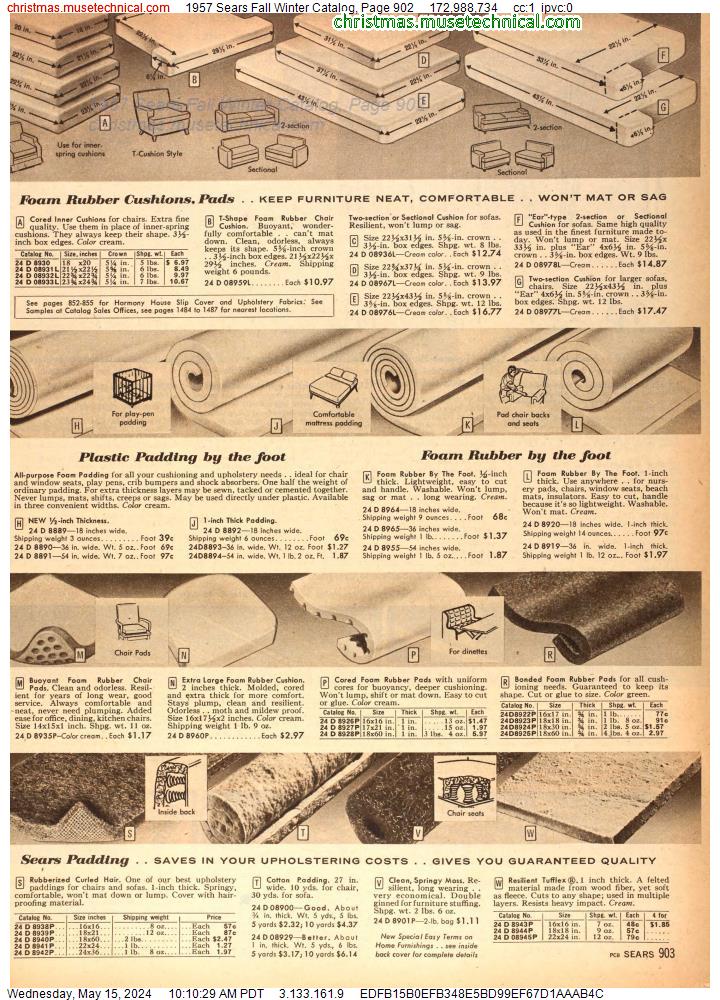 1957 Sears Fall Winter Catalog, Page 902