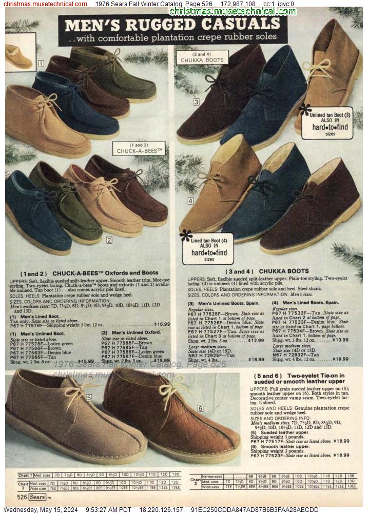 1976 Sears Fall Winter Catalog, Page 526