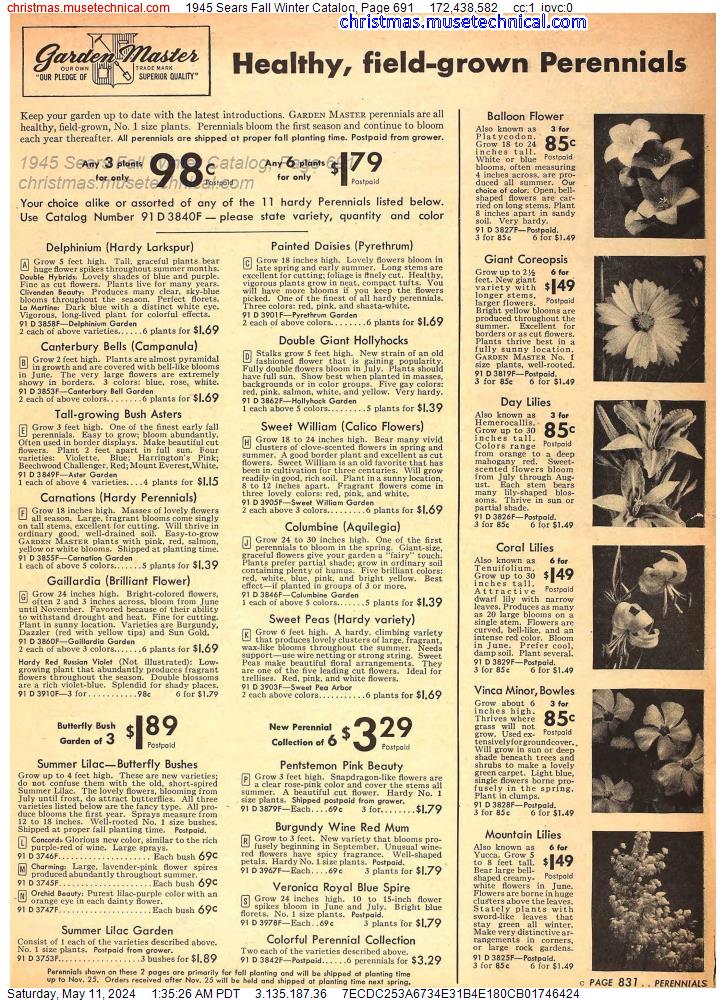 1945 Sears Fall Winter Catalog, Page 691