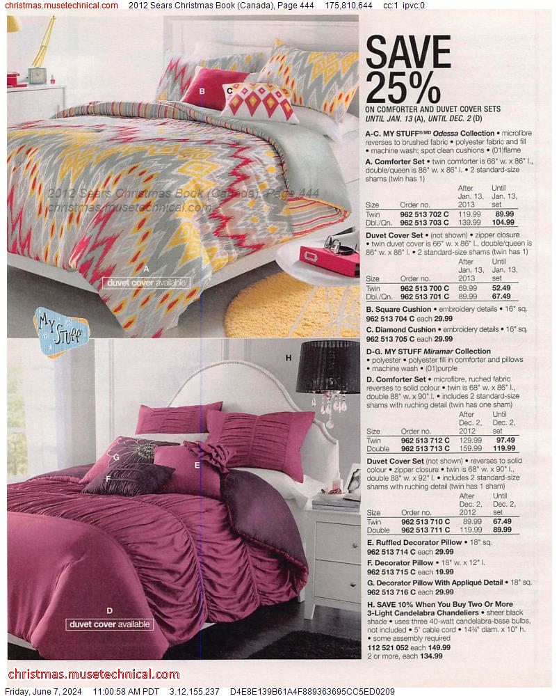 2012 Sears Christmas Book (Canada), Page 444