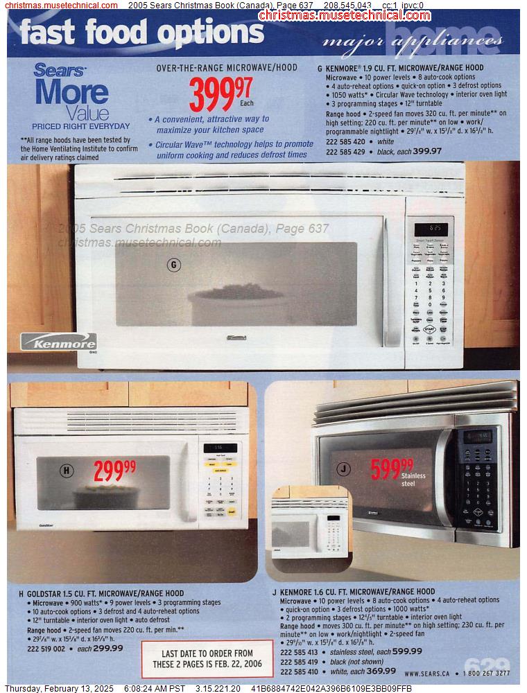 2005 Sears Christmas Book (Canada), Page 637