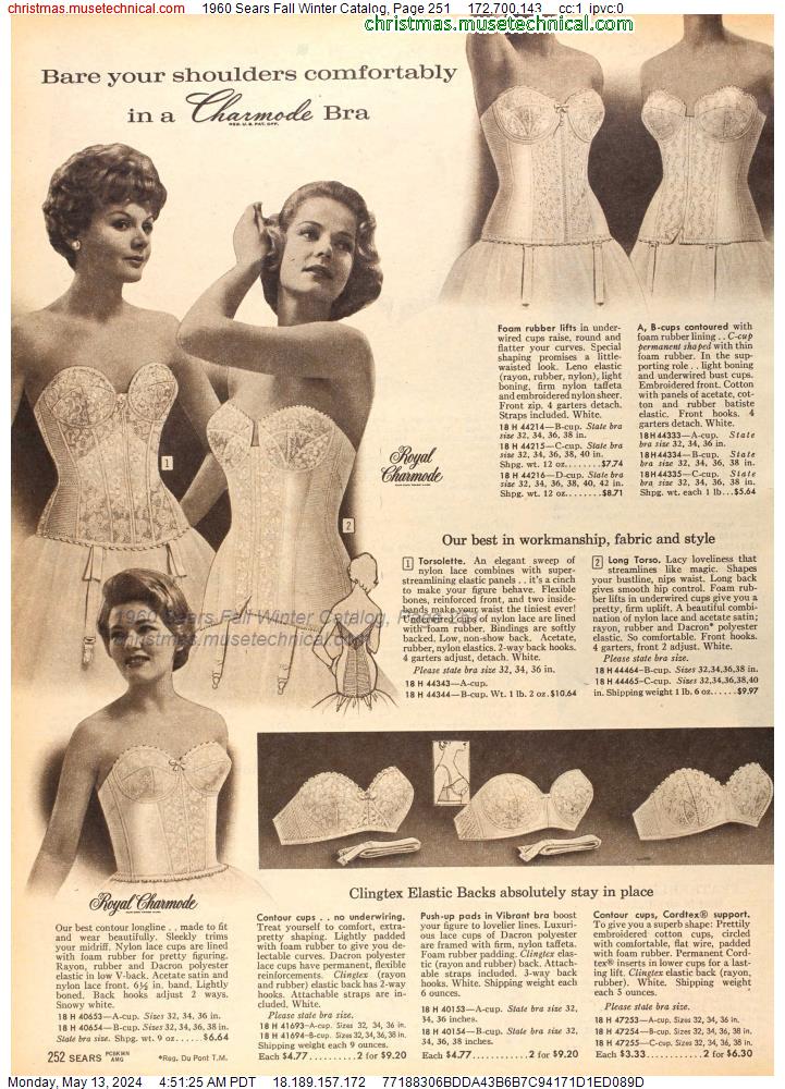 1960 Sears Fall Winter Catalog, Page 251