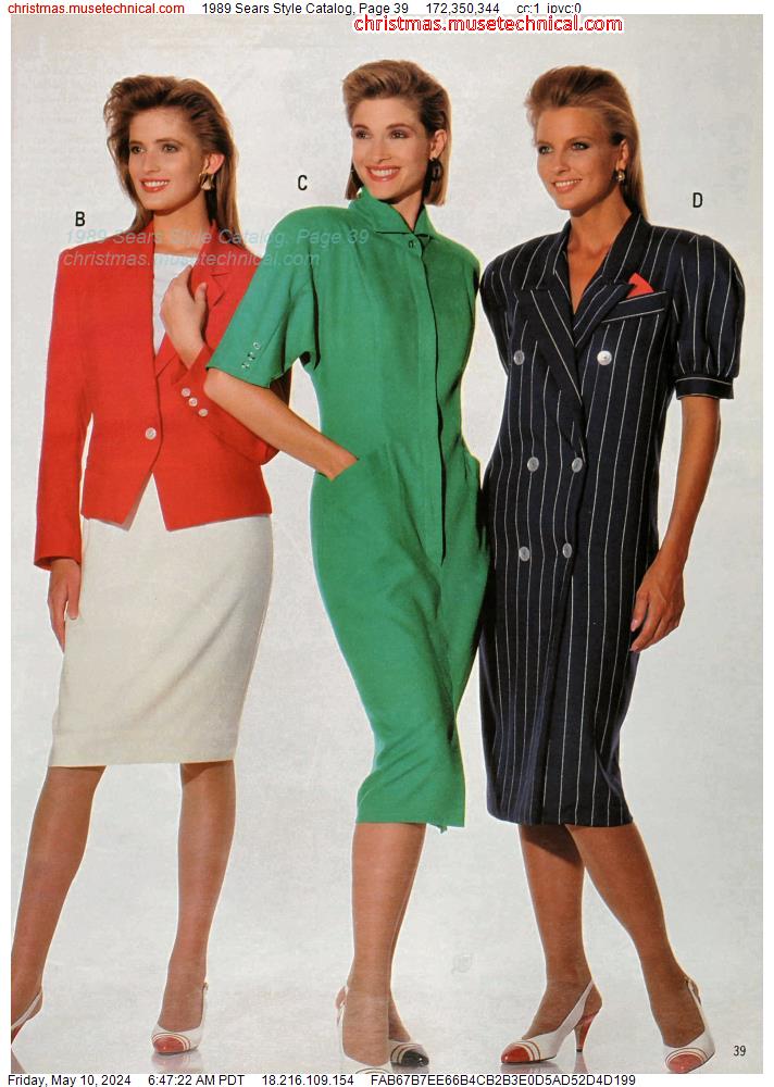 1989 Sears Style Catalog, Page 39