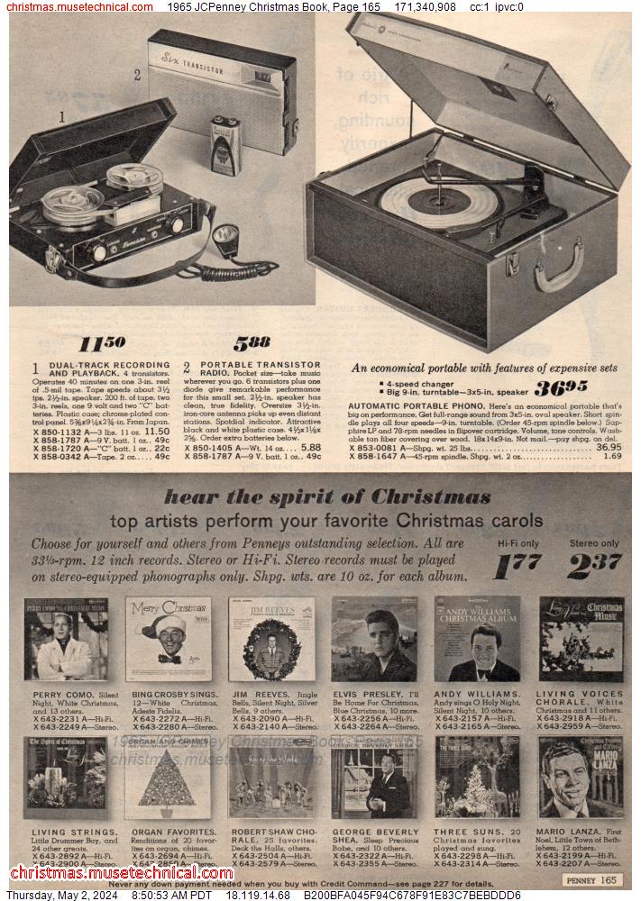 1965 JCPenney Christmas Book, Page 165