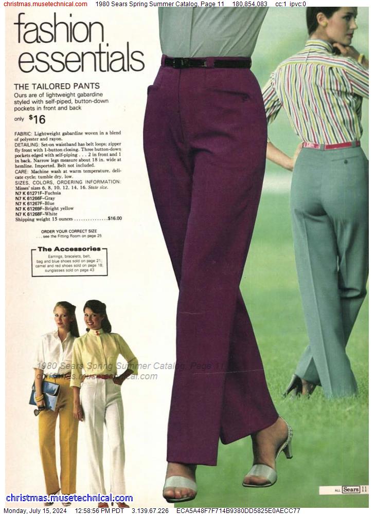 1980 Sears Spring Summer Catalog, Page 11