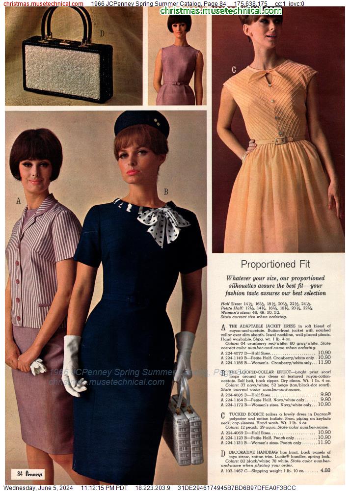 1966 JCPenney Spring Summer Catalog, Page 84