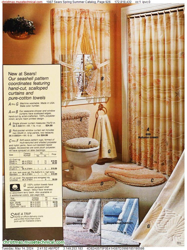 1987 Sears Spring Summer Catalog, Page 926