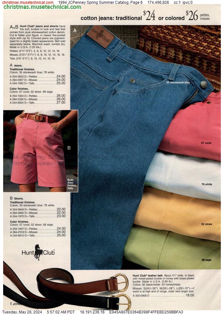 1994 JCPenney Spring Summer Catalog, Page 6