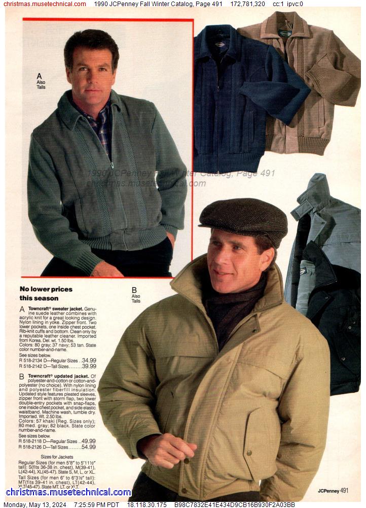 1990 JCPenney Fall Winter Catalog, Page 491
