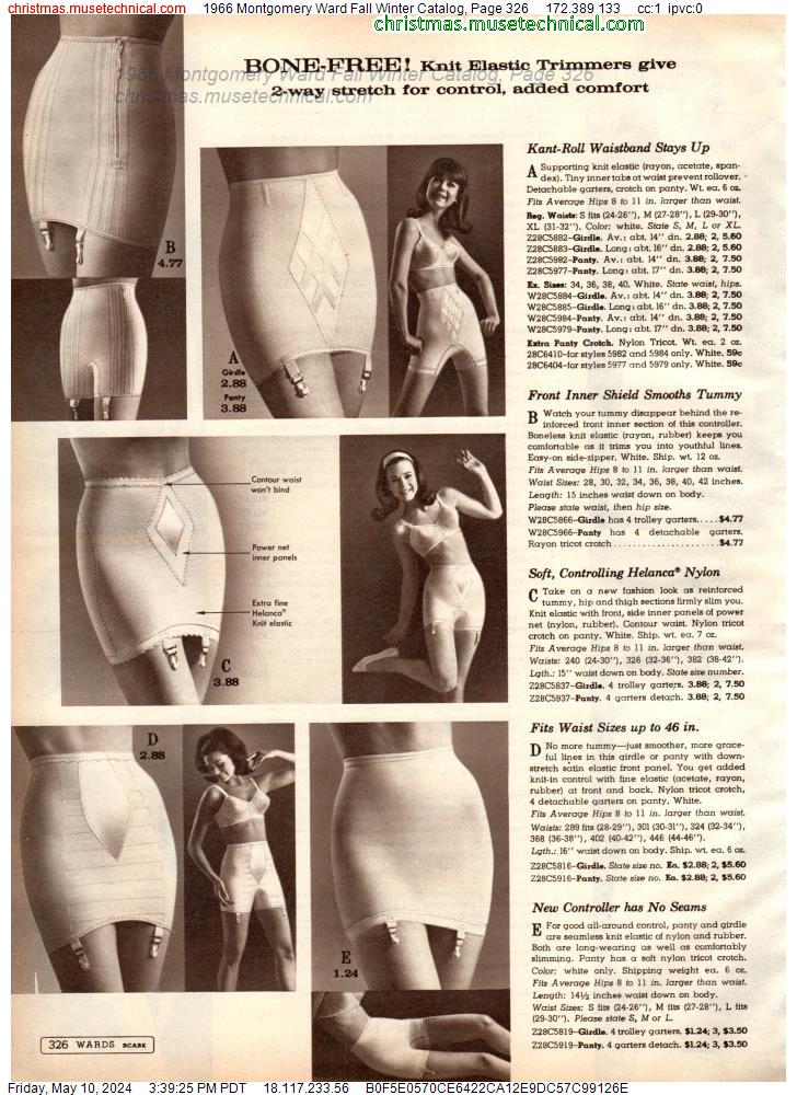 1966 Montgomery Ward Fall Winter Catalog, Page 326