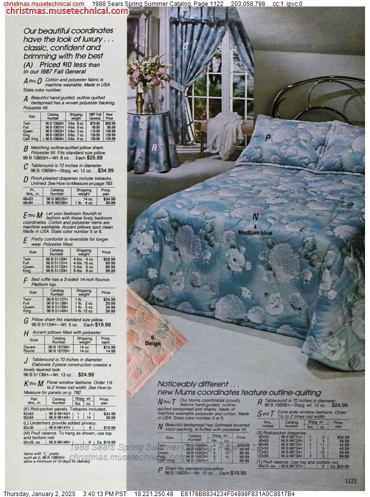 1988 Sears Spring Summer Catalog, Page 1122