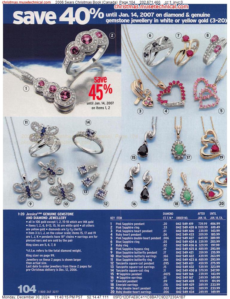 2006 Sears Christmas Book (Canada), Page 104