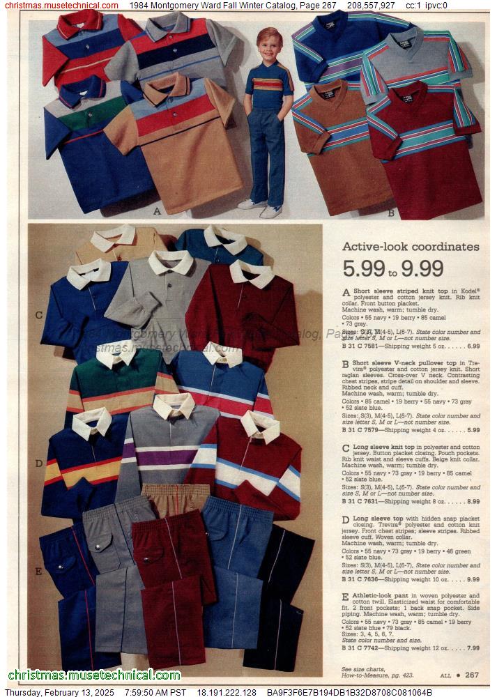 1984 Montgomery Ward Fall Winter Catalog, Page 267